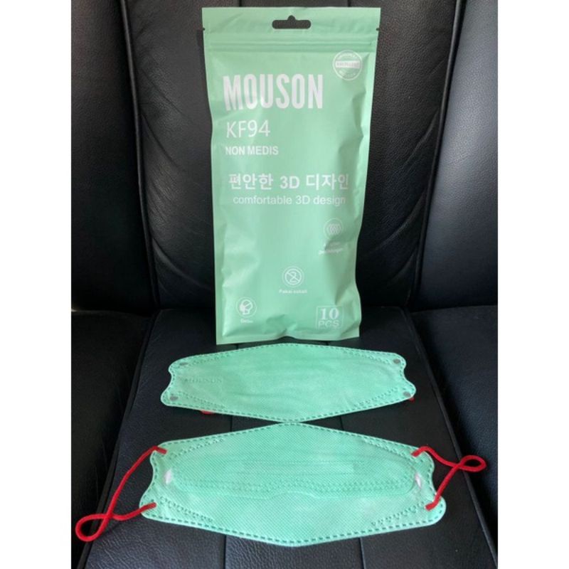 KF 94 WARNA 4PLY TERBARU MASKER KF 94 KOREA (ISI 10PCS)  KF94 MOUSON / KF94 WE MASK / KF94 CAREION-KF94 SOFTGREN T.MRH
