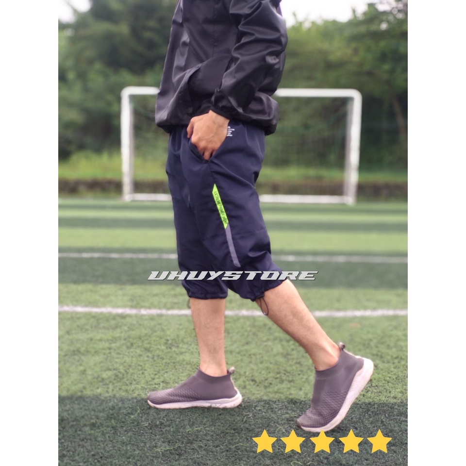 NEW - CELANA TRAINING 3/4 SONTOG PRIA WANITA SPORT SAKU RESLETING CELANA SONTOG LARI JOGGING SEPEDA