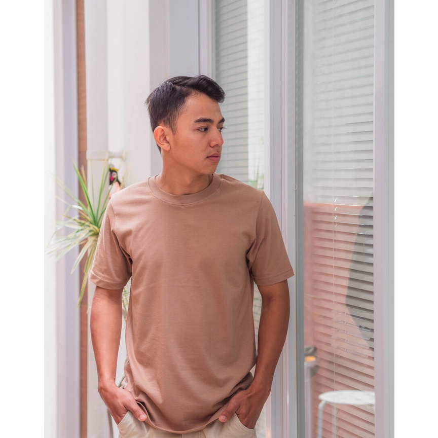 Bajubaja basic tshirt lengan pendek cotton combed 24s unisex - D