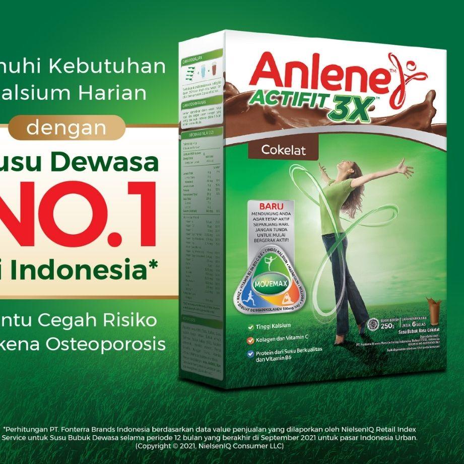 

Diskon✔️Anlene Actifit 3X Susu Bubuk Cokelat 590g - Nutrisi Tulang, Sendi, dan Otot|SQ4