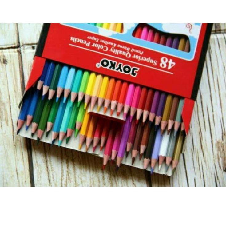 

Super Star pensil warna Joyko 48 warna