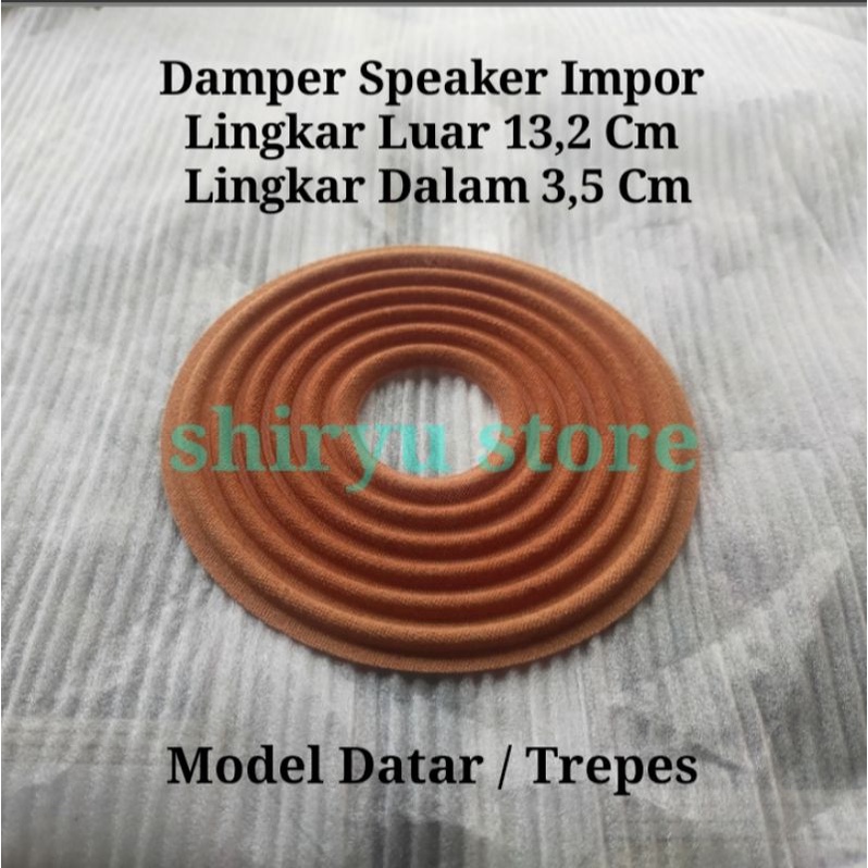 DAMPER SPEAKER 8 Inch 132 MM 132MM 13,2CM 13 .2CM Datar IMPOR