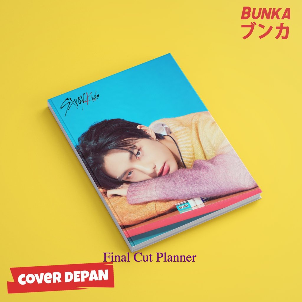 

buku tulis polos/bergaris KPOP Stray Kids Hyunjin Hardcover A5 Buku Tulis Catatan Notes Agenda Planner Jurnal