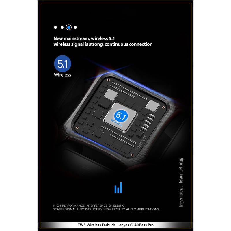 wireless bluetooth 5.1 earbuds Lenyes AIR PRO PLUS +  TWS smart touch earphone original