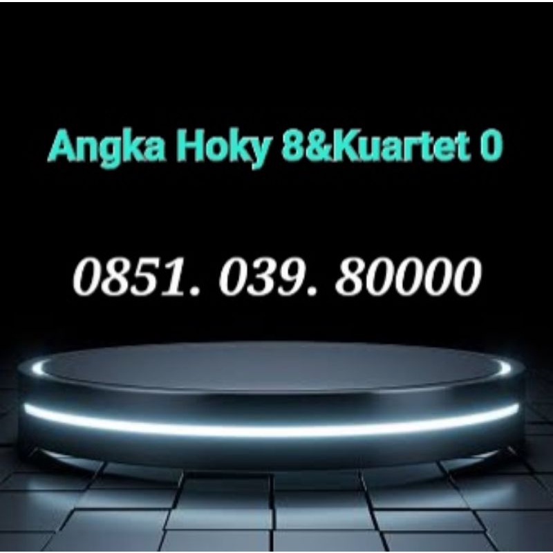 Perdana AsFlexi / kartu As Flexi Hoky angka  8 + kuartet 0, barang LANGKA...