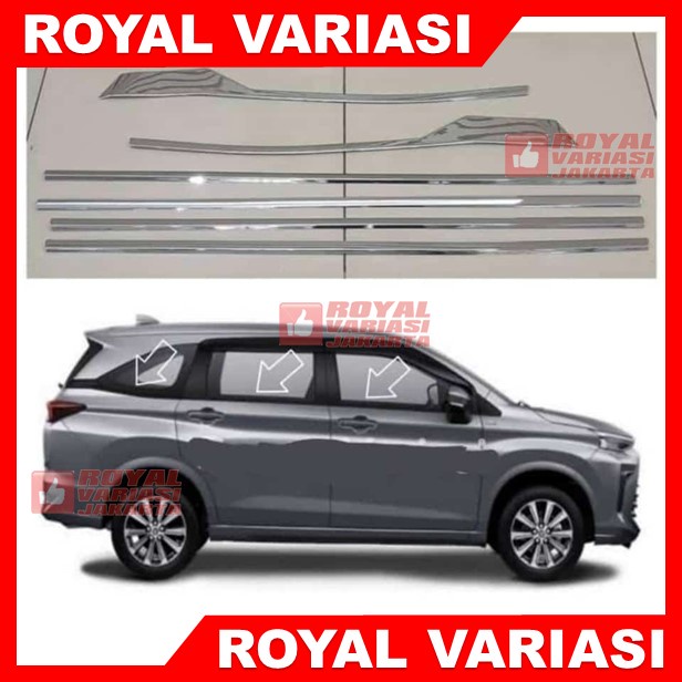 Lis List Kaca Samping Chrome Avanza Xenia Veloz 2022