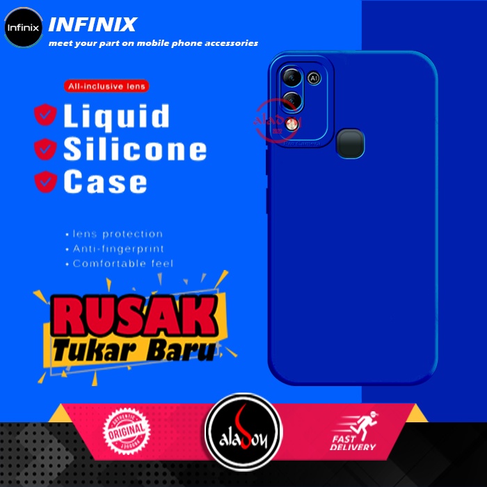 Soft Case INFINIX Case Liquid Silicone Pro Camera Premium Casing