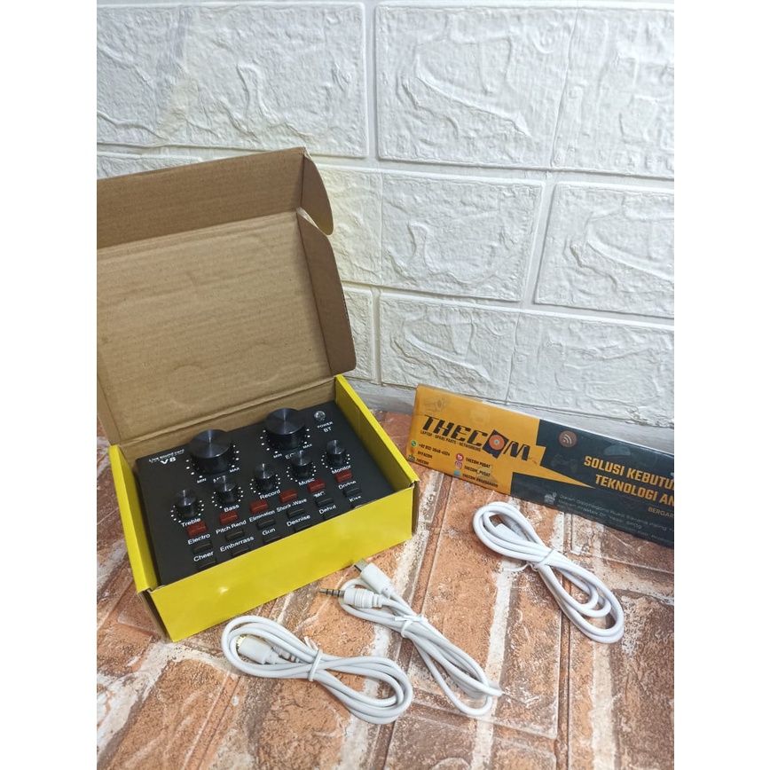 V8 mobile & computer live sound card