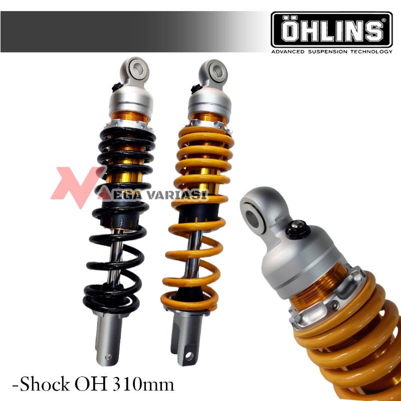 SHOCK BREAKER SINGLE MODEL OH UKURAN 310MM SHOCKBREAKER NON TABUNG COCOK UNTUK MIO BEAT SCOOPY FINO GENIO DLL