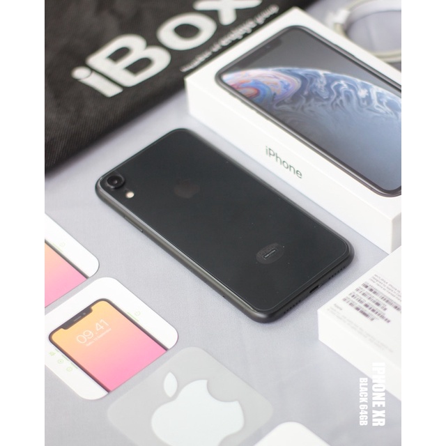 iphone XR 64gb ex garansi resmi ibox bh 85% no minuss-2