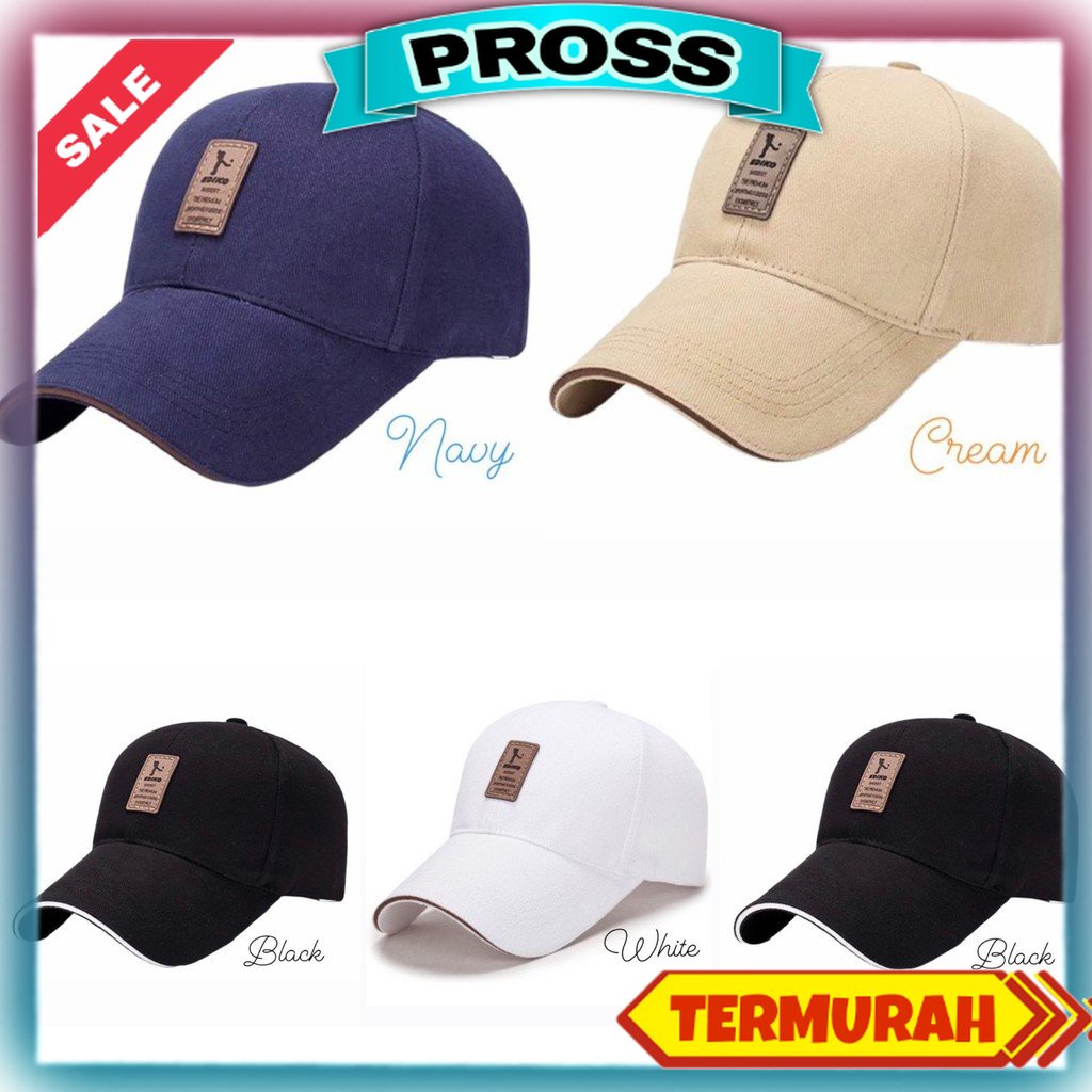 COD Topi Baseball Korea Pria / Wanita Casual Premium Distro Ediko