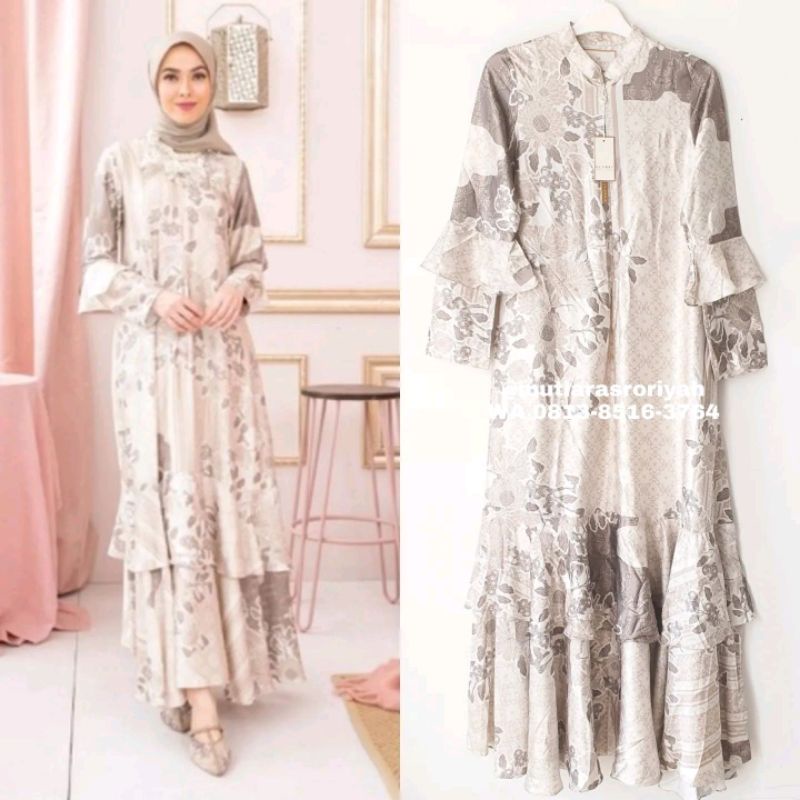 READY STOCK Elena Dress Shoreline XS Gamis Wearing Klamby Wearingklamby