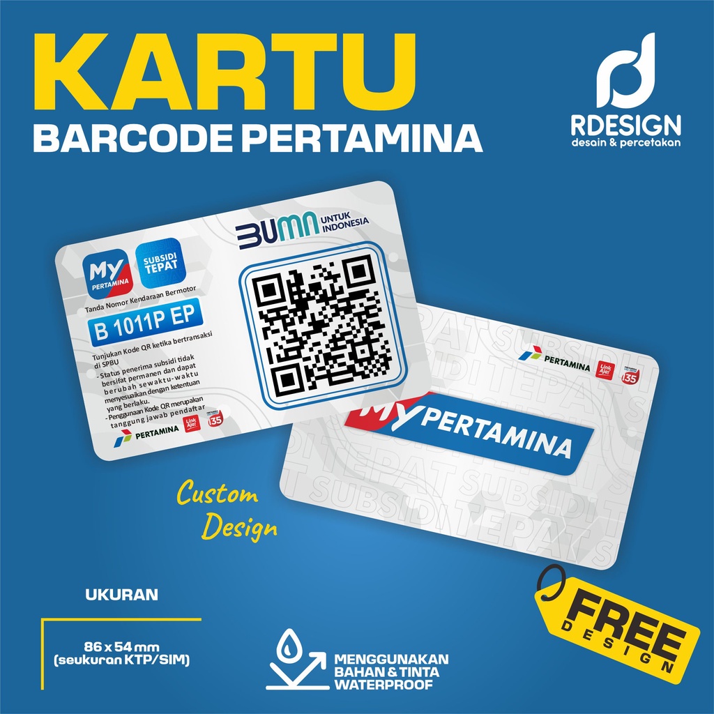 SEHARI JADI / CETAK KARTU MY PERTAMINA