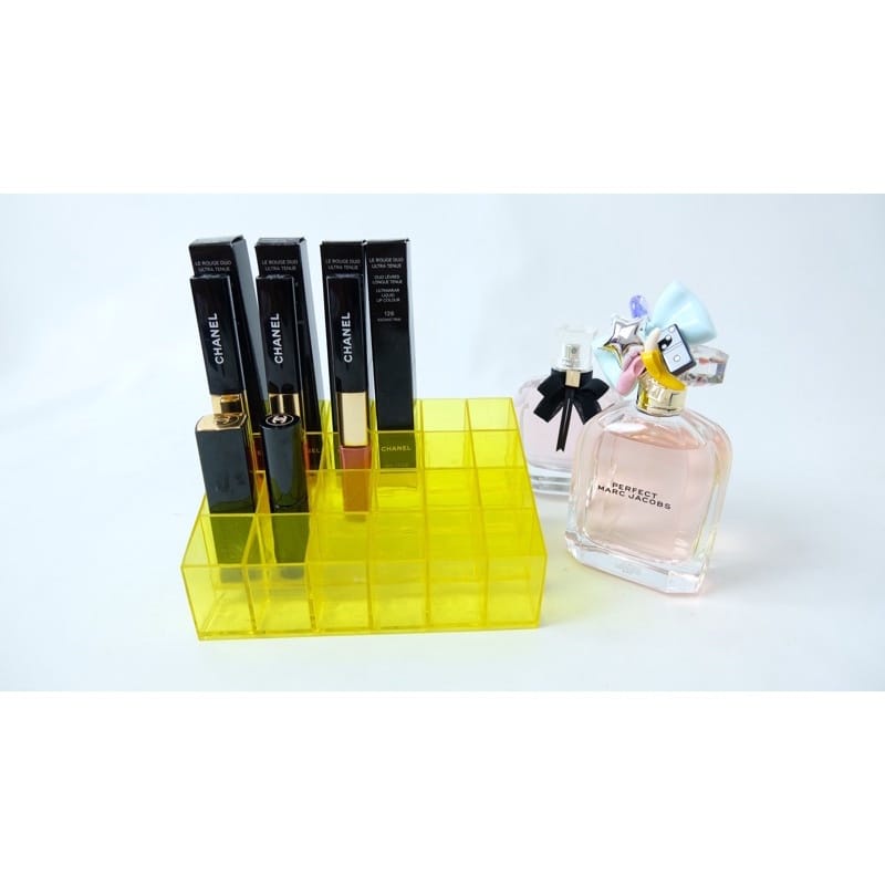 kotak tempat lipstik acrylic lipstick storange 24 slot kotak lipstik tempat lipstik parfum