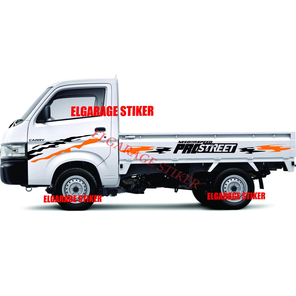 Stiker mobil pick up carry new cutting stiker body