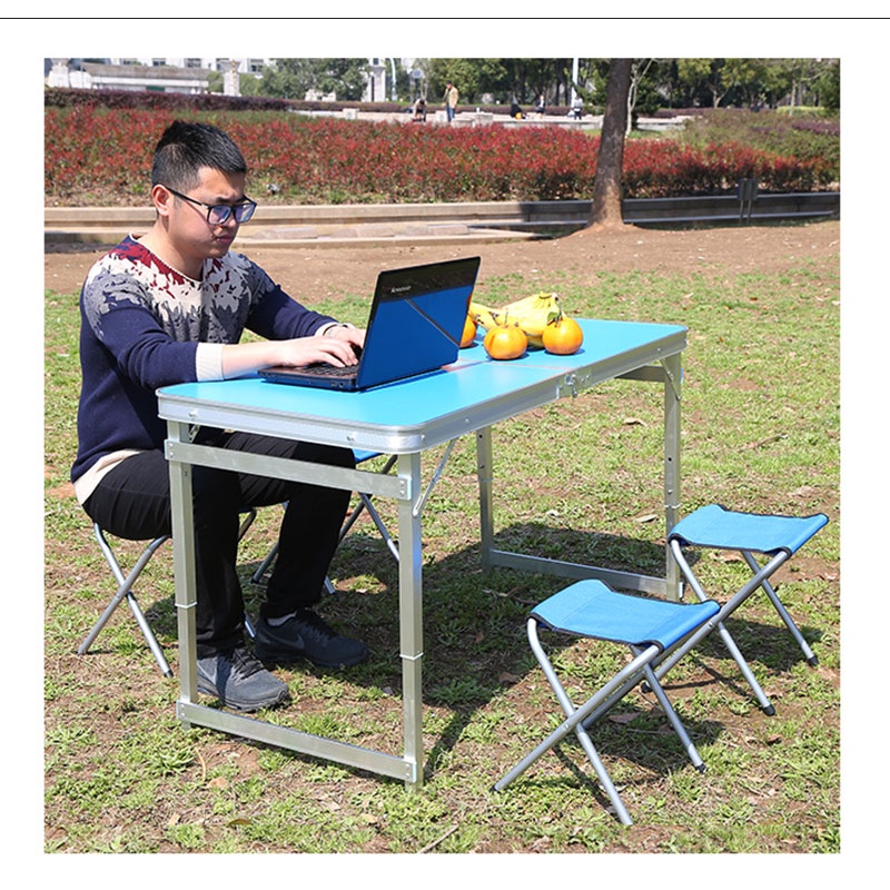 Meja lipat portable / meja lipat kaki Bulat / meja lipat