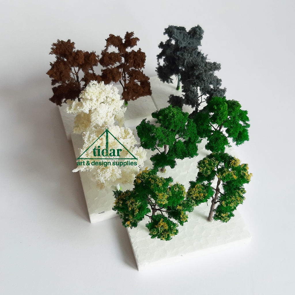 

[MR] MH - Miniatur Maket Pohon Cabang / Rindang / Beringin Tinggi 6 CM