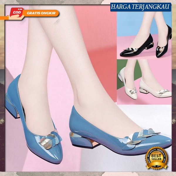 Monza Series Flat Dan Hight Hils 3Cm Dianarestu (Ready) Br712 High Heels Hak Tahu Landis Sandal Heel