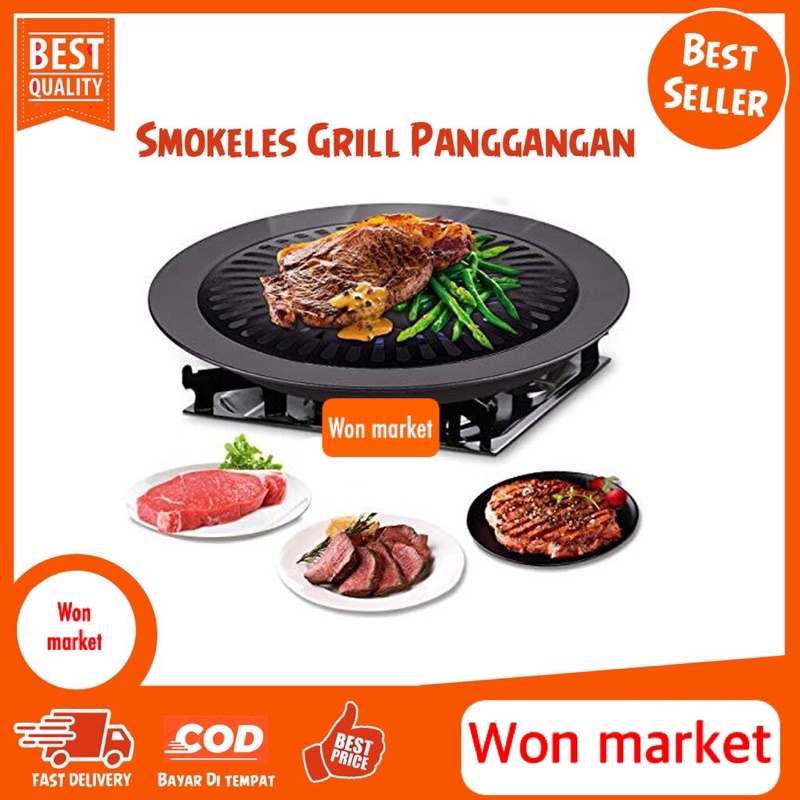 alat panggangan bulat | panggangan BBQ | pemanggang | panggangan 32cm