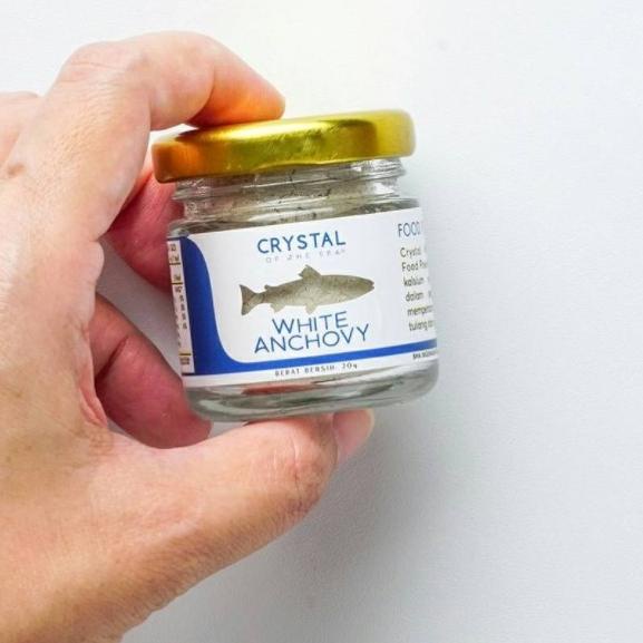 

Terbaik Crystal of the Sea White Anchovy Powder 20g - Bubuk Ikan Teri Nasi serbuuu !