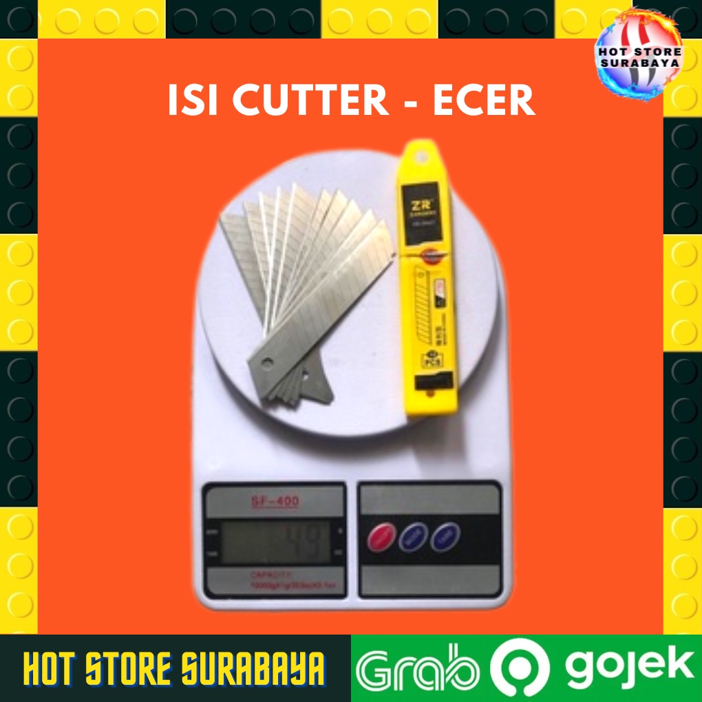 ISI REFILL PISAU CUTTER BESAR /CUTTER TAJAM MURAH  / Isi Cutter Besar Blade Cutter / REFILL CUTTER ORIGINAL