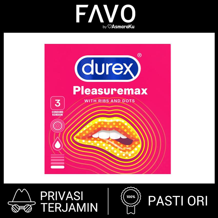 Kondom Durex Pleasuremax isi 3 Pcs - Kondom Gerigi