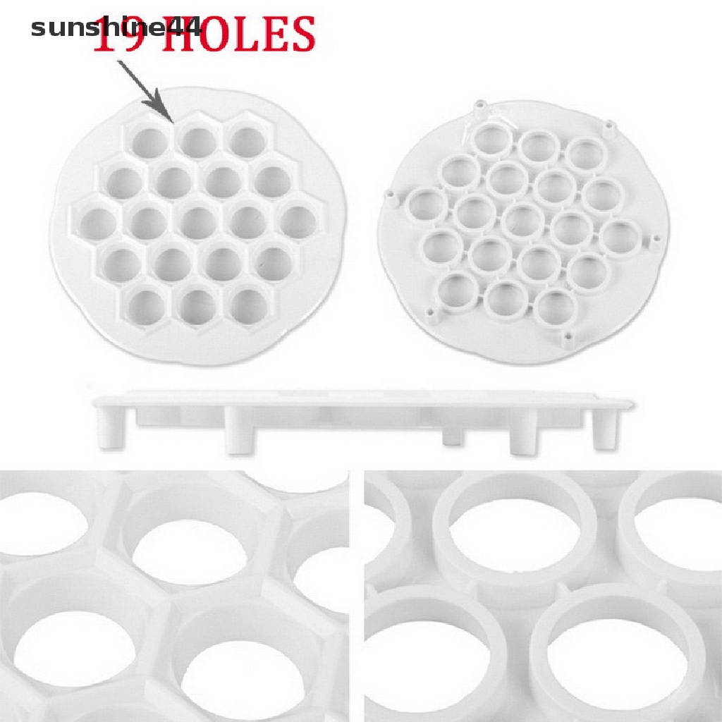 Sunshine Cetakan Pangsit / Ravioli 19 Lubang DIY
