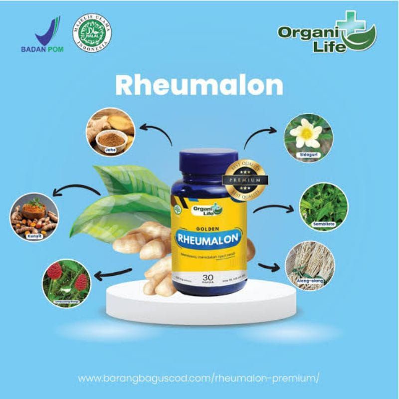 Golden Rheumalon asli original bpom