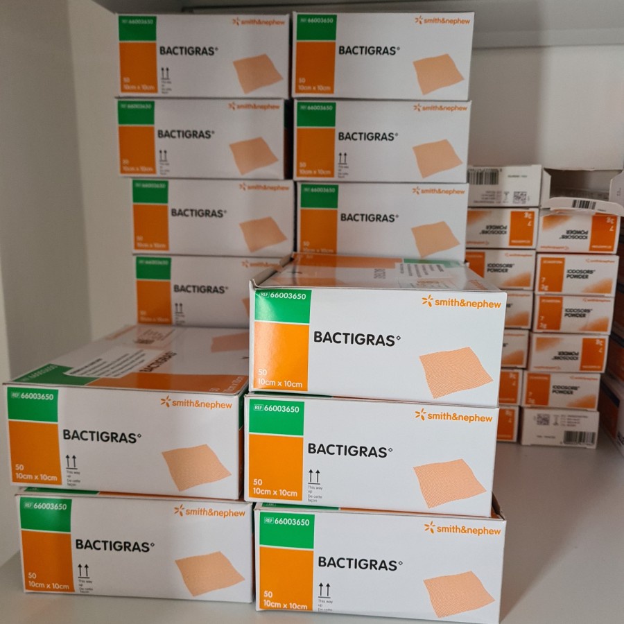 Bactigras 10cmx10cm / Bactigras 10x10 / Kasa Sterile Mencegah Infeksi