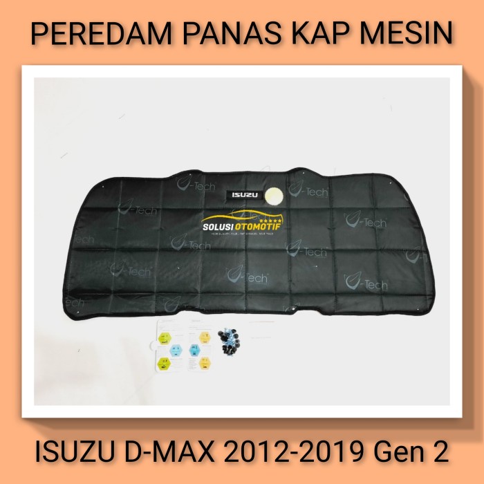 ISUZU DMAX Peredam Panas Kap Mesin Aksesoris Mobil VTECH Ori + Klip