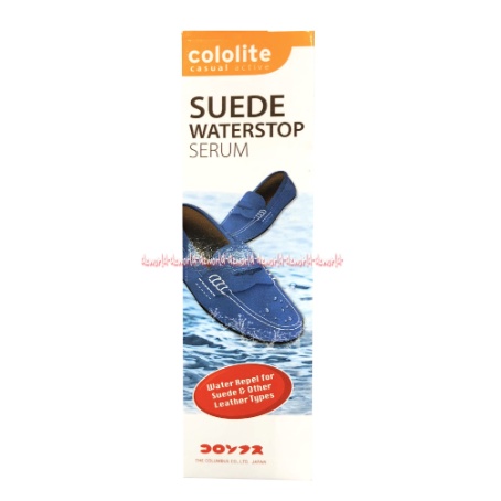 Cololite Casual Active Suede Waterstop Serum Water Semir Sepatu Kain Perawatan Sepatu Bahan Kain Kanvas Colo Lite Kololait Cloth Shoe Polish