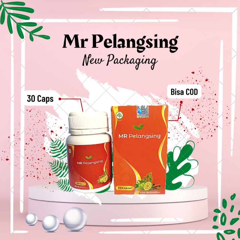 Jual Pelangsing Mr Pelangsing Original Bpom 30 Capsules Shopee Indonesia 1809