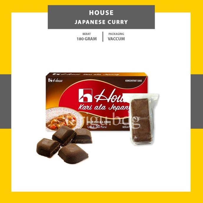 

langsung order saja] KARI JEPANG HOUSE 180GR - CURRY INSTANT BLOCK - KARI INSTAN HALAL