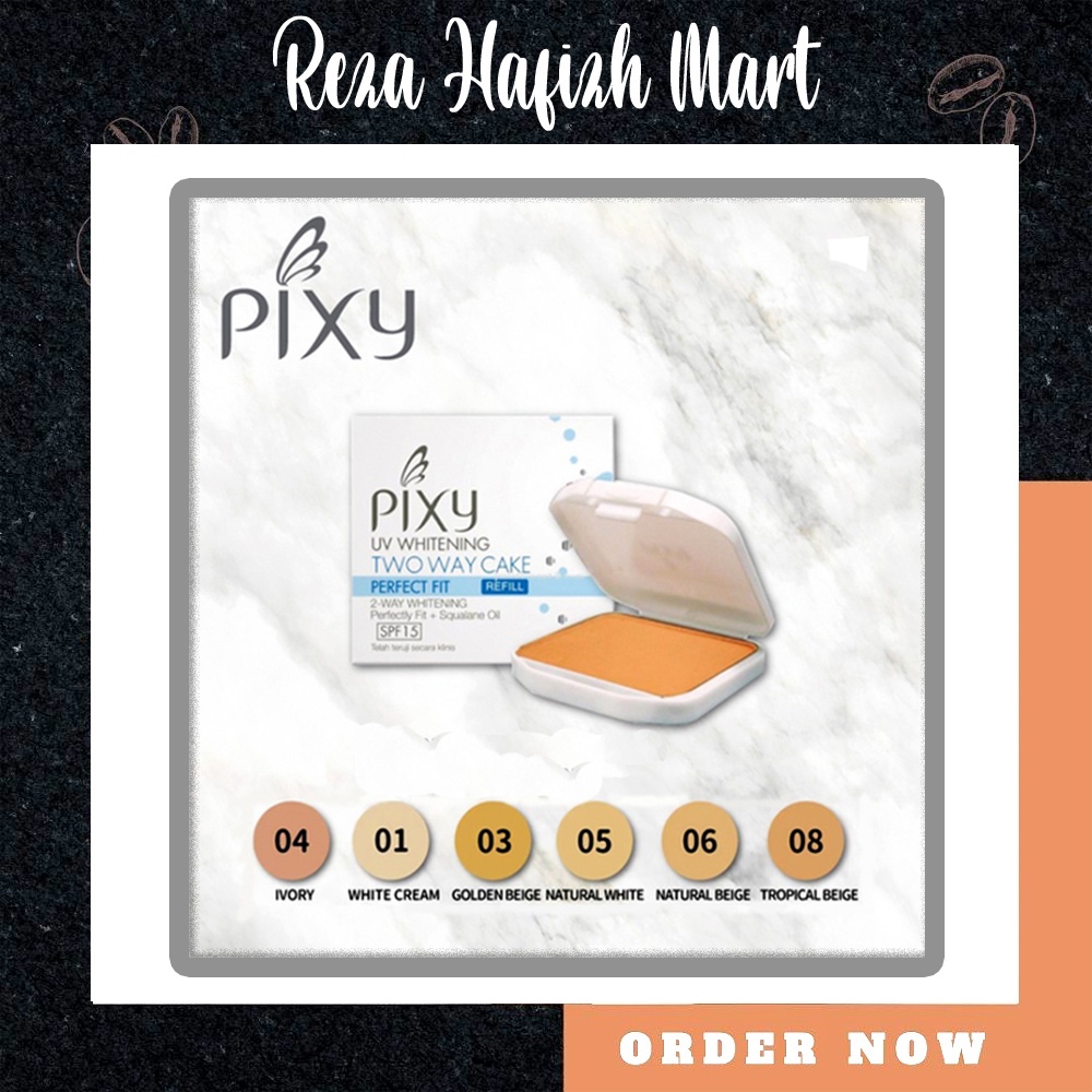 Bedak Pixy Refill Two Way Cake Natural White Bedak Padat Perawatan Kecantikan Original  Murah