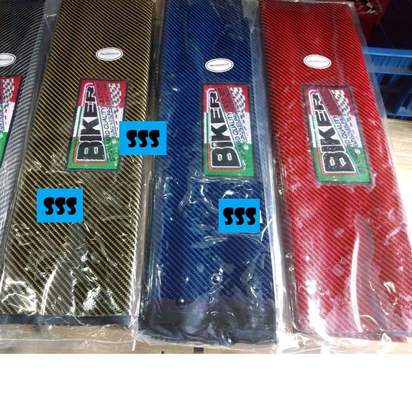 Terkini Sarung Kulit Jok Biker Carbon Kotak Motor Mio Soul Vario Old 150 Jup Z Mx Dll Terbaik