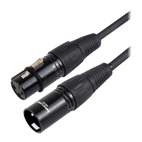 Kabel XLR M/F OFC Microphone Mic Karaoke Audio Sound System Cable Shielded Jack Canon Male - Female Panjang 1-5 Meter