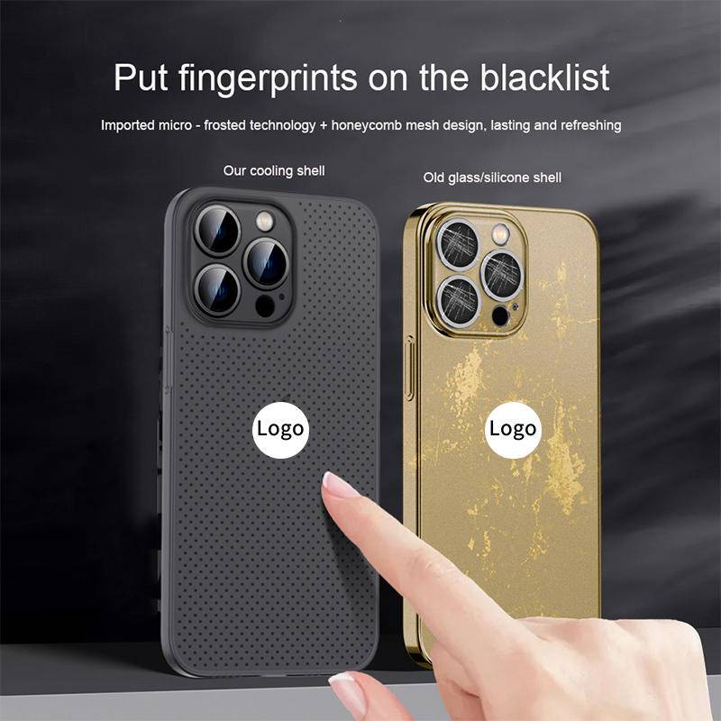 Casing Silikon iPhone 14 13 12 11 Pro MAX Warna Polos Dengan Bumper Pendingin
