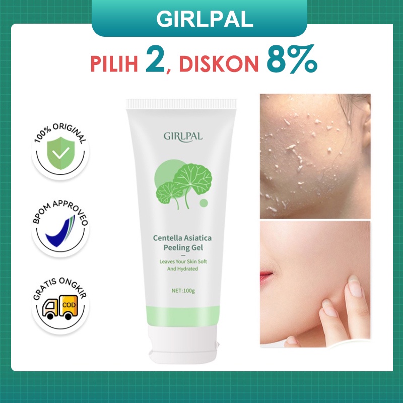 GIRLPAL 100g Centella Asiatica Peeling Body Exfoliating Brightening Gel Blackhead Cleaner  GPBEB1004-1