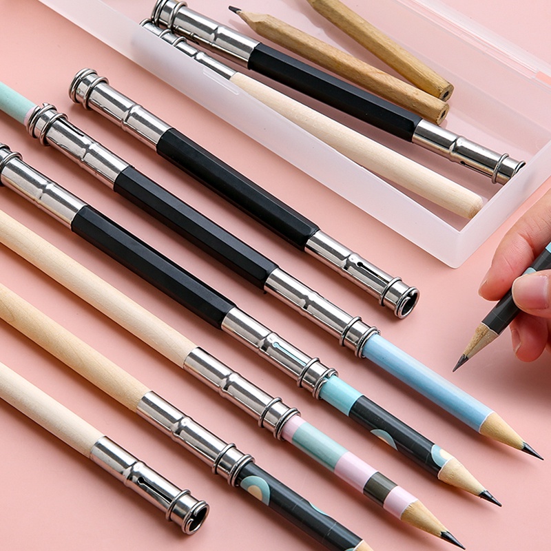

Dual Head Extender Pencil / Pemanjang Pemegang Pensil / Penyambung Pensil / Adjustable Pencil Extender Holder