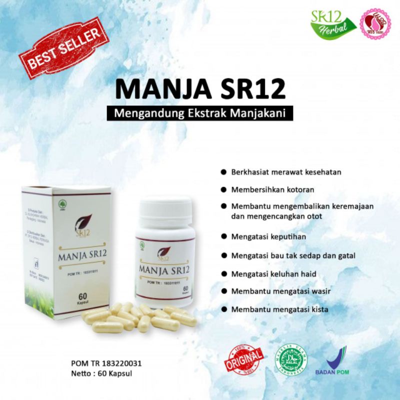 Manja SR12 / Manjakani asli aceh / jamu promil / jamu kewanitaan