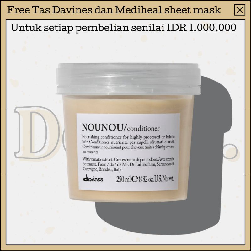 [EXP 2028] Davines - NOUNOU Conditioner 250ml Nou Nou 250 ml