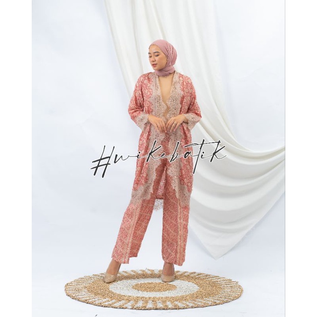 BATIK TRUSMI | SET OUTER LACE KULOT SLAYER LIZA ROSALITA BAHAN VISCOSE