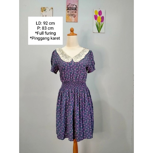 KOREAN DRESS / DRESS FLORAL