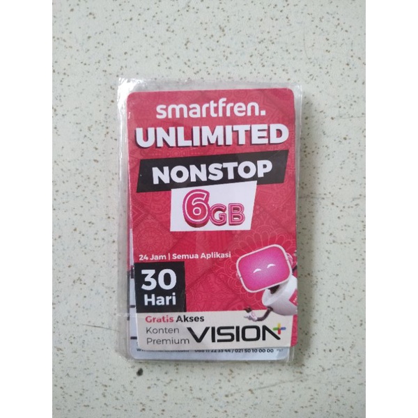 Voucher Smartfren Unlimited Nonstop 6GB
