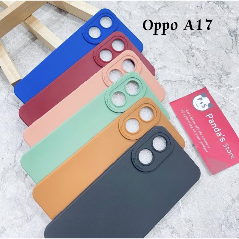 Softcase Pro Camera Oppo A17 2022 Candy Case Full Color 3D Silikon TPU