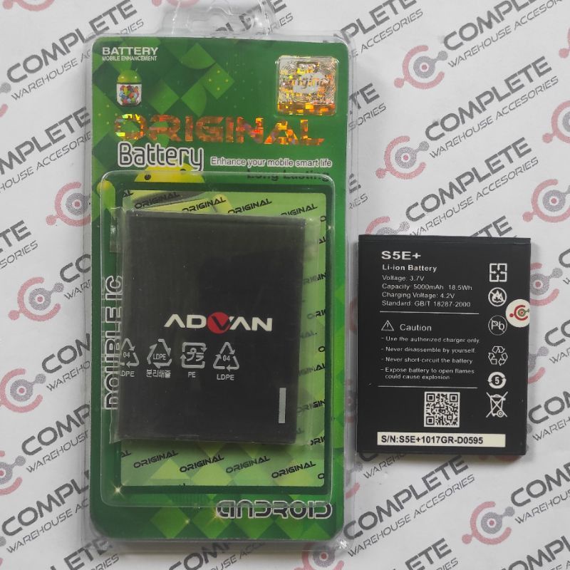 BATERAI ADVAN S5E+ | BATT ADVAN S5E PLUS ORIGINAL