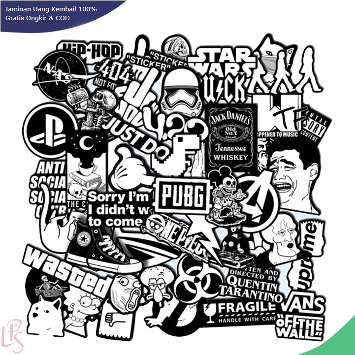 

STIKER LOGO HYPEBEAST GRAFFITI STICKER VINYL LAPTOP WATERPROOF DIY HP MOTOR GITAL HELM ST031