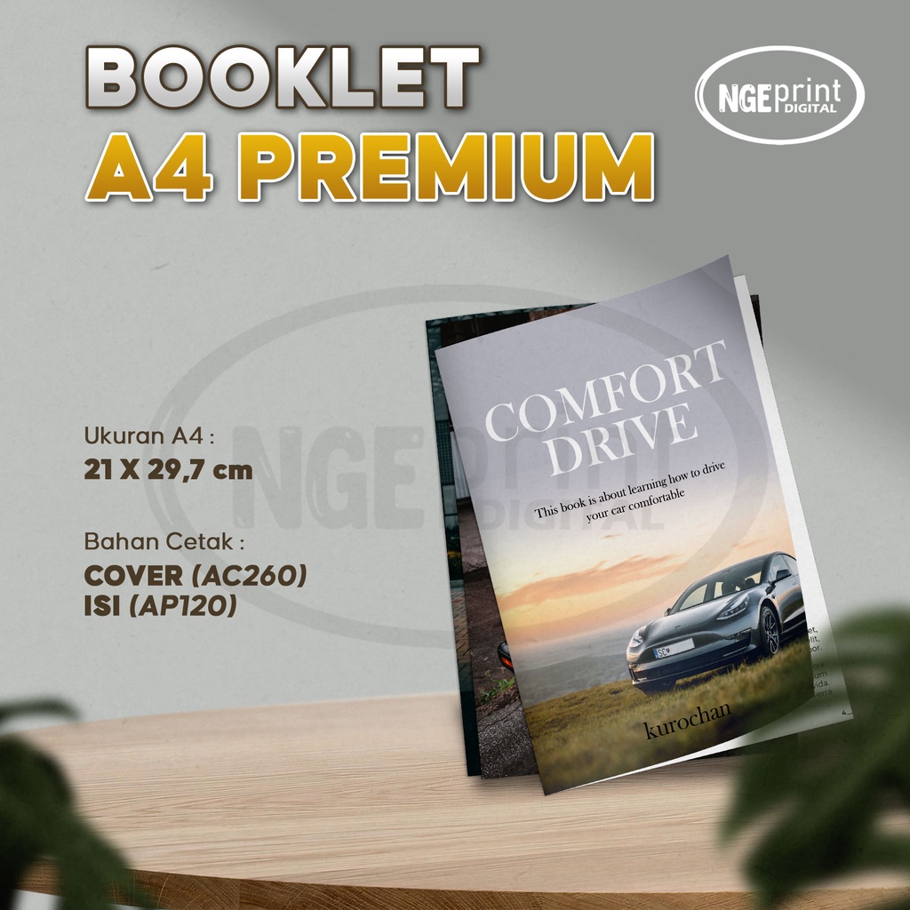 Cetak Company Profile A4 [PREMIUM] Custom / Cetak Buku Booklet A4  / Album Foto Katalog / Majalah Cu