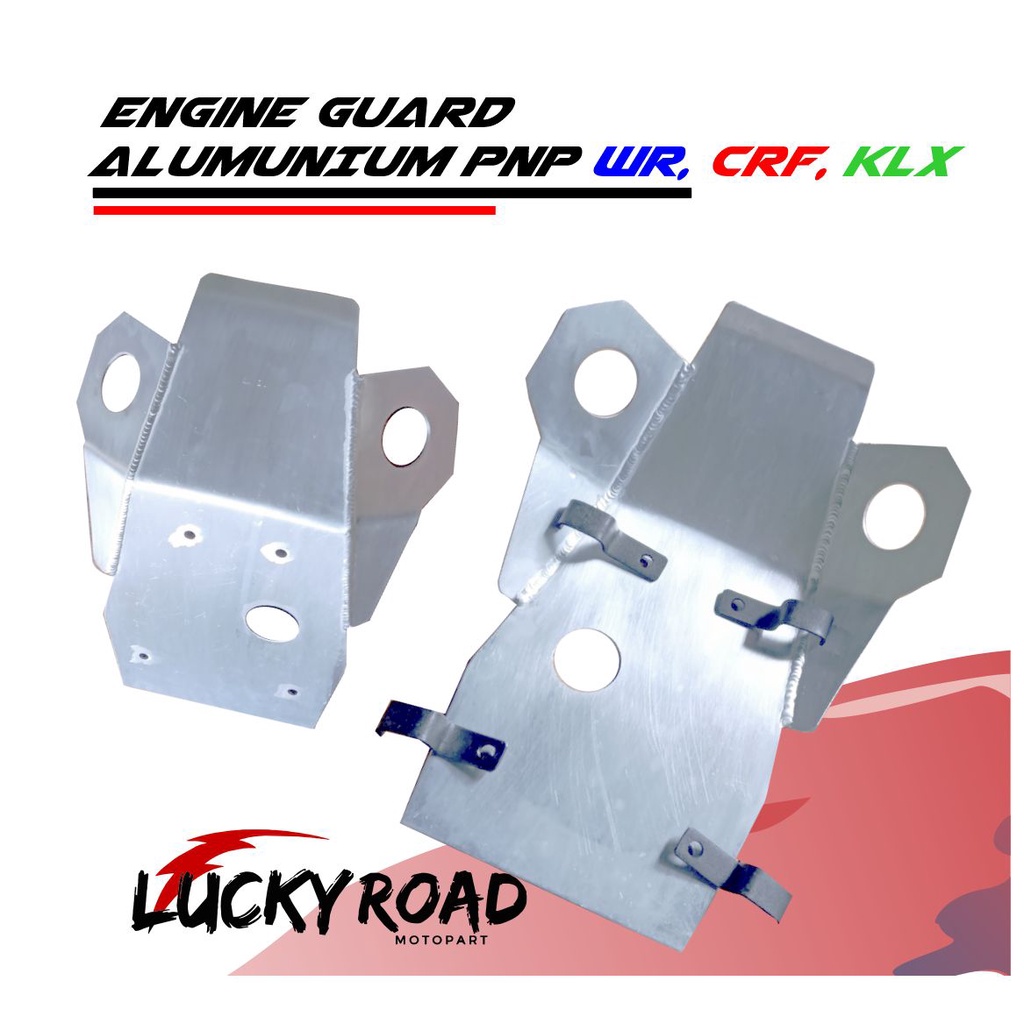 ENGINE GUARD HONDA CRF KLX WR PELINDUNG MESIN BAWAH ALUMUNIUM
