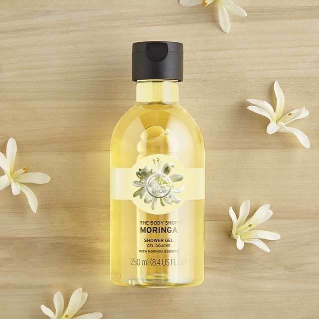 The Body Shop Moringa Shower Gel 60ml Original Travel Mini Size Sabun Mandi Body Wash